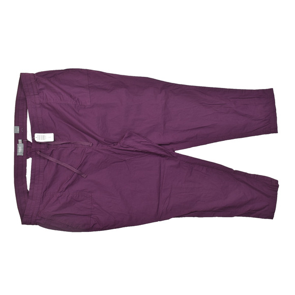 NEW Torrid 4TIE Poplin Pant Plus Size 5X Purple Pull On Drawstring NEW NWT - Picture 1 of 8